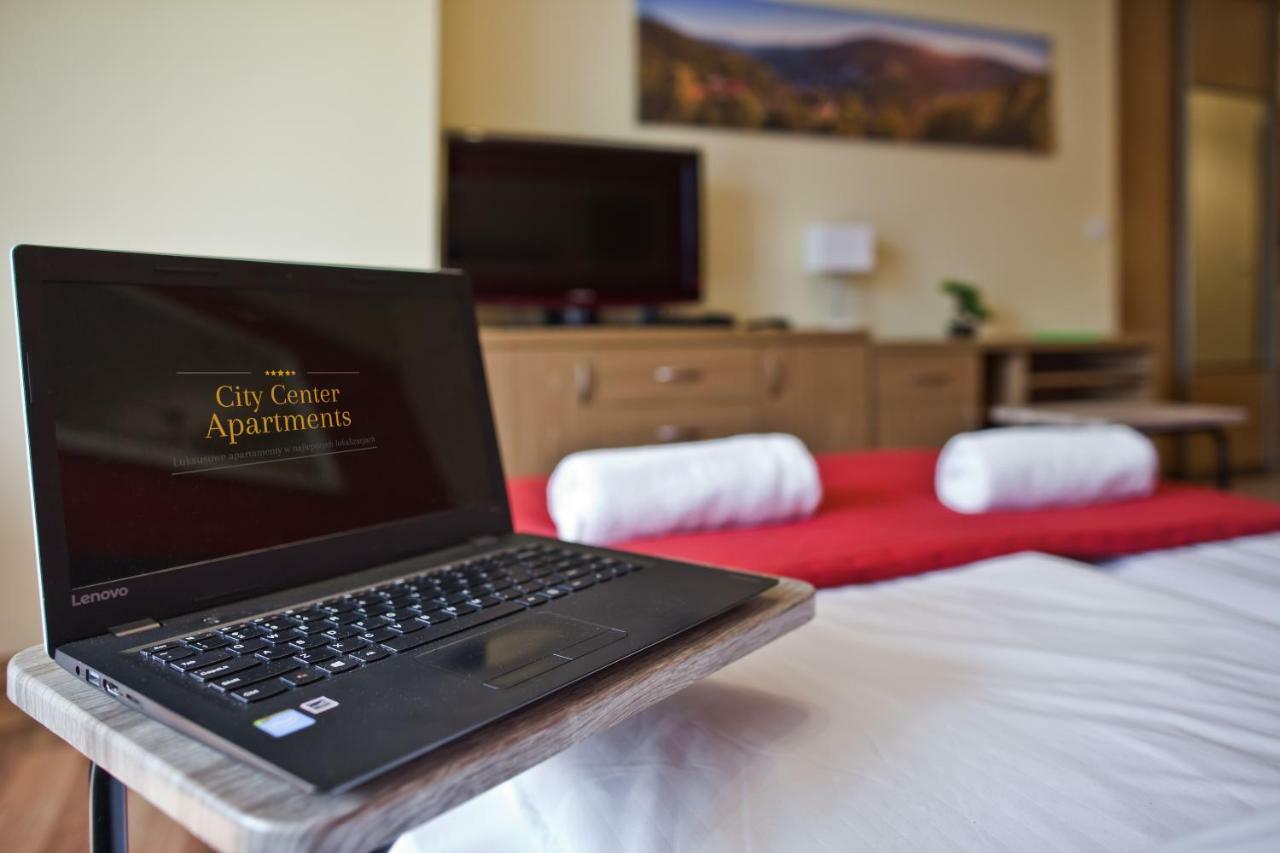 Apartament City Center Business Class Krynica-Zdrój Exteriör bild